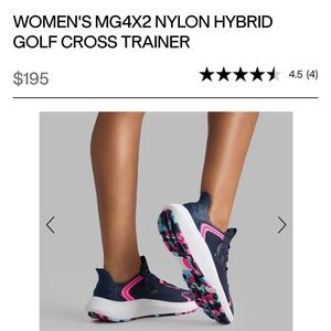 Women's MG4X2 Nylon Hybrid Golf Trainer - Navy and Pink